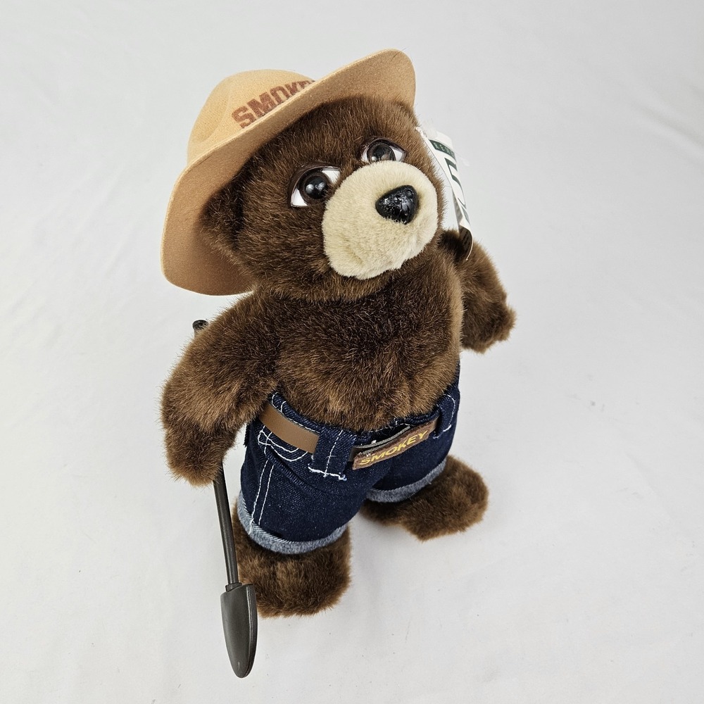Smokey The Bear Plush Toy Doll 1994 50th Anniversary Collection 11" Bon Ton
